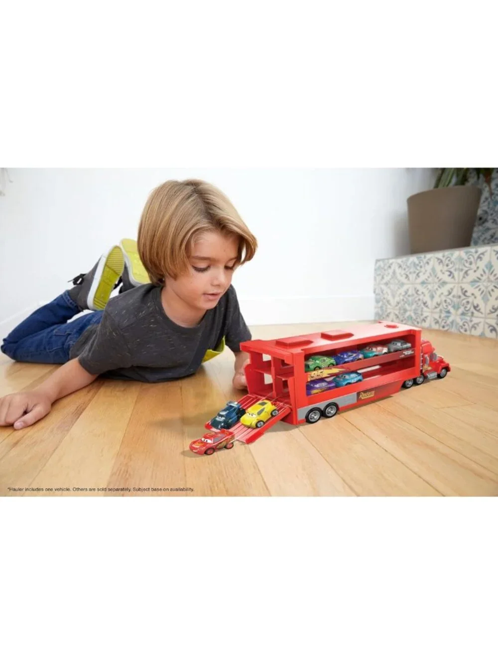 Mini Racers Hauler Toy - Disney Pixar Cars Mack Truck, Collectible Vehicle